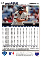 1995 Collector's Choice SE Wade Boggs #245