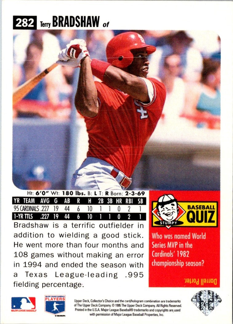 1996 Collector's Choice Silver Signature Terry Bradshaw