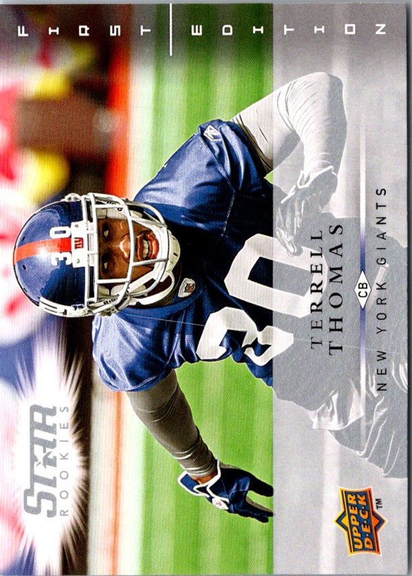 2008 Upper Deck First Edition Terrell Thomas #194 Rookie