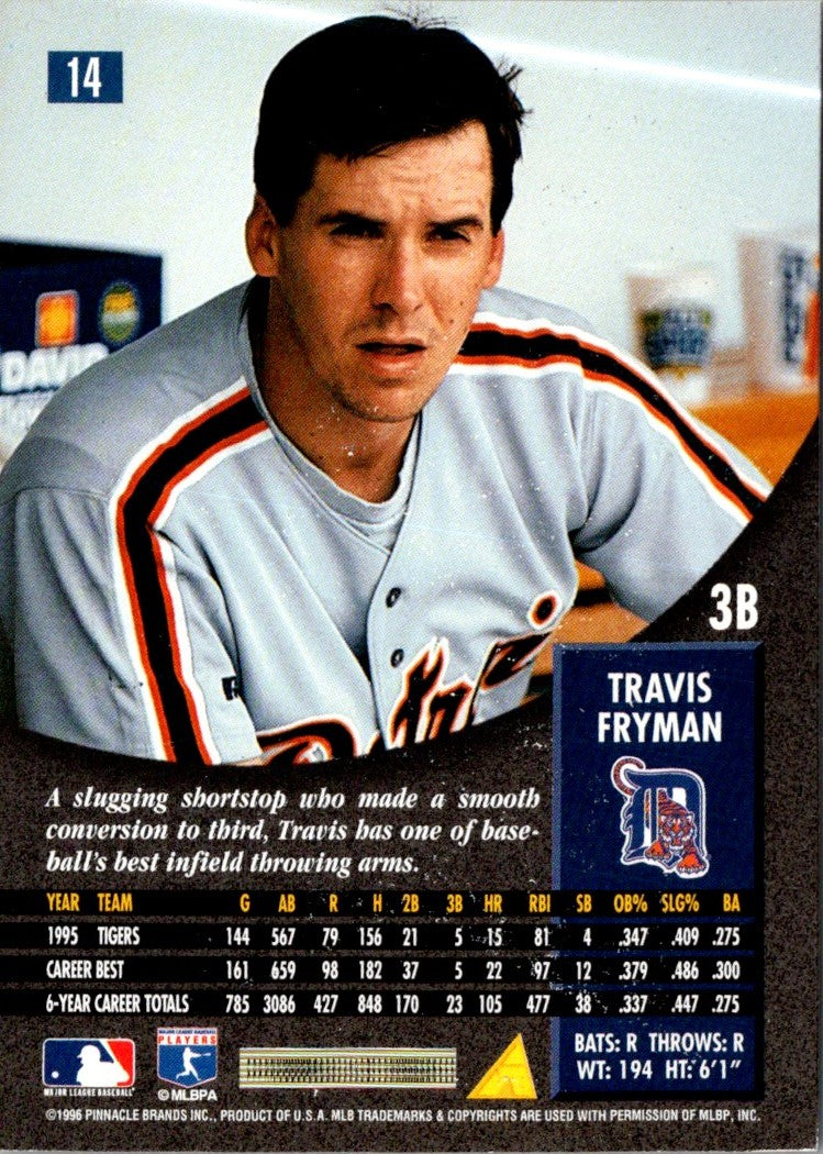 1996 Pinnacle Travis Fryman