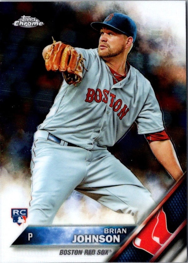 2016 Topps Chrome Brian Johnson #137 Rookie