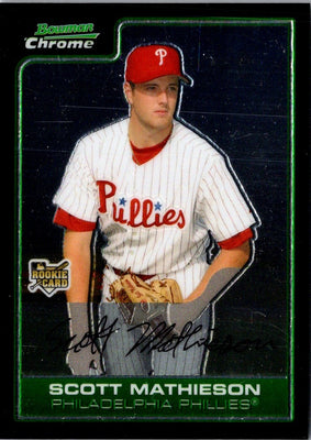2006 Bowman Chrome Draft Picks & Prospects Scott Mathieson #BDP28