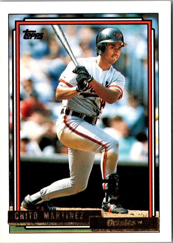 1992 Topps Chito Martinez #479 Rookie