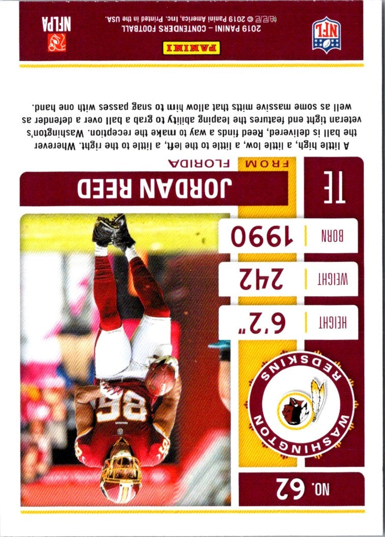 2019 Panini Jordan Reed