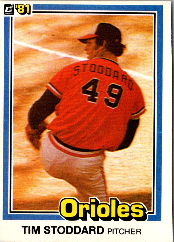 1981 Donruss Tim Stoddard #475