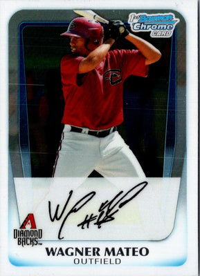 2011 Bowman Chrome Wagner Mateo #BCP88