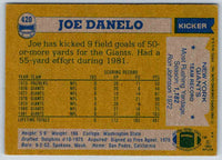 1982 Topps Joe Danelo #420