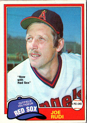 1981 O-Pee-Chee Joe Rudi #362