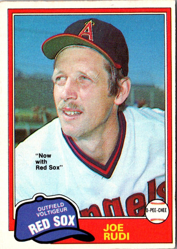 1981 O-Pee-Chee Joe Rudi #362