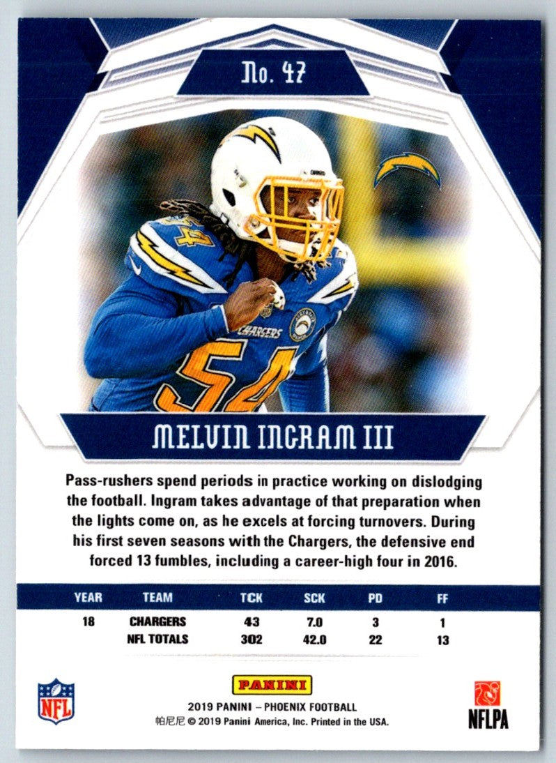 2019 Panini Phoenix Melvin Ingram III