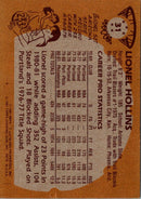 1981 Topps Lionel Hollins