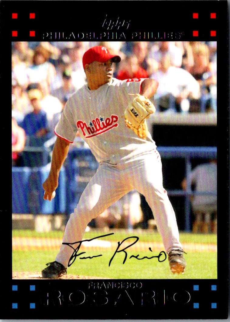 2007 Topps Updates & Highlights Francisco Rosario