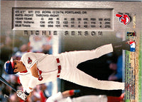 1999 Bowman's Best Rookie Locker Room Game Used Bats Richie Sexson #RB6