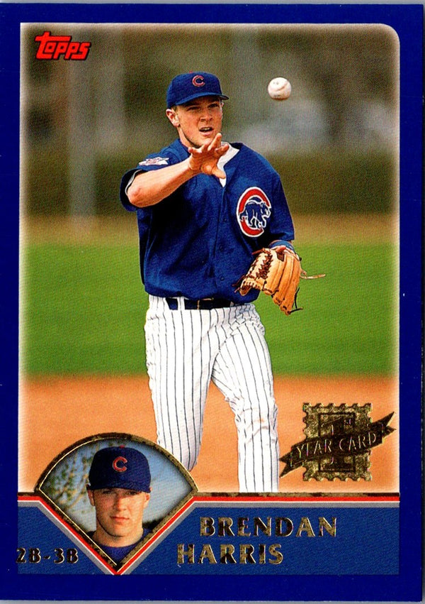 2003 Topps Brendan Harris #308 Rookie