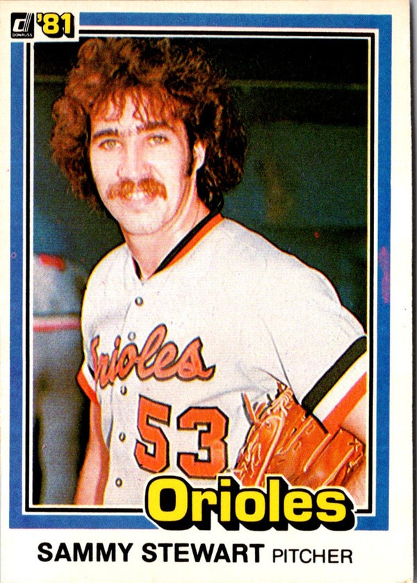 1981 Donruss Sammy Stewart #474