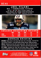 2007 Bowman Chrome Joel Filani #BC45 Rookie