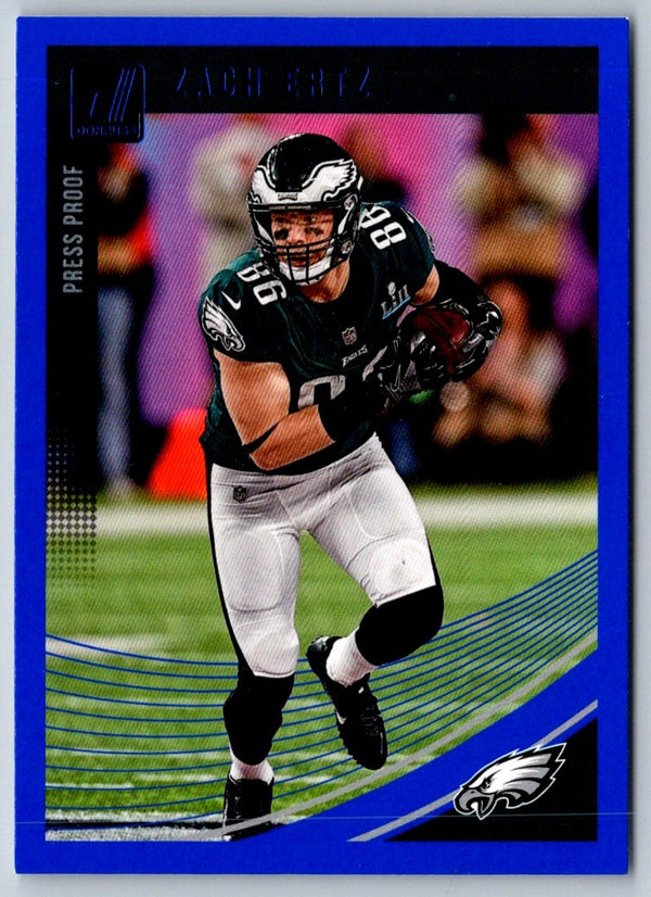 2018 Donruss Press Proof Blue Zach Ertz #233