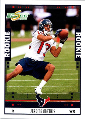 2005 Score Jerome Mathis #381 Rookie