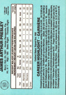 1986 Leaf Jim Presley