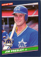 1986 Leaf Jim Presley #183