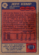 1985 Topps Jeff Kemp