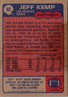 1985 Topps Jeff Kemp #83 Rookie