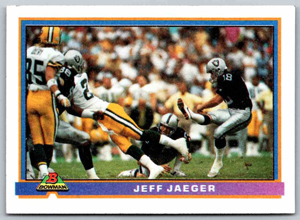 1991 Bowman Football Jeff Jaeger #245