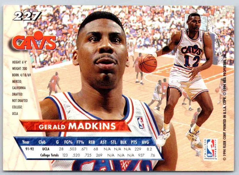 1992 Fleer Ultra Gerald Madkins