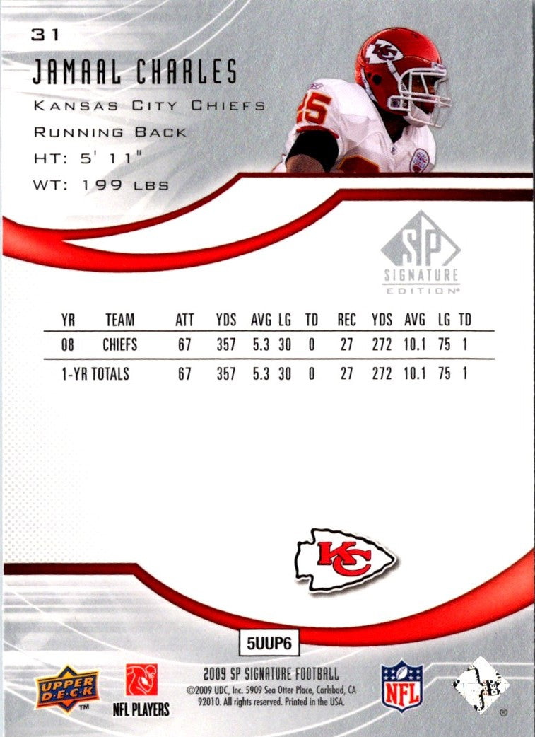 2009 SP Signature Jamaal Charles