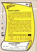 1988 Pacific Legends I Ralph Terry #64