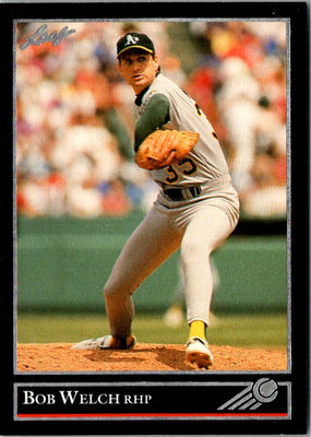 1992 Leaf Black Gold Bob Welch #390