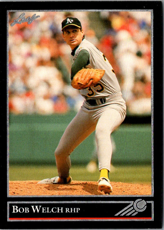 1992 Leaf Black Gold Bob Welch #390