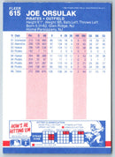 1986 Fleer Joe Orsulak