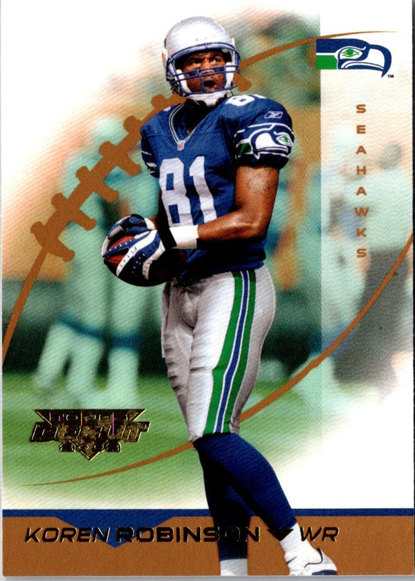 2002 Topps Debut Koren Robinson #23