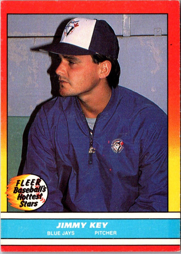 1988 Fleer Hottest Stars Jimmy Key #22