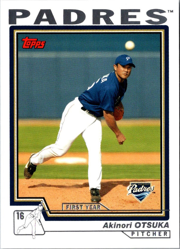 2004 Topps Traded & Rookies Akinori Otsuka #T149 Rookie