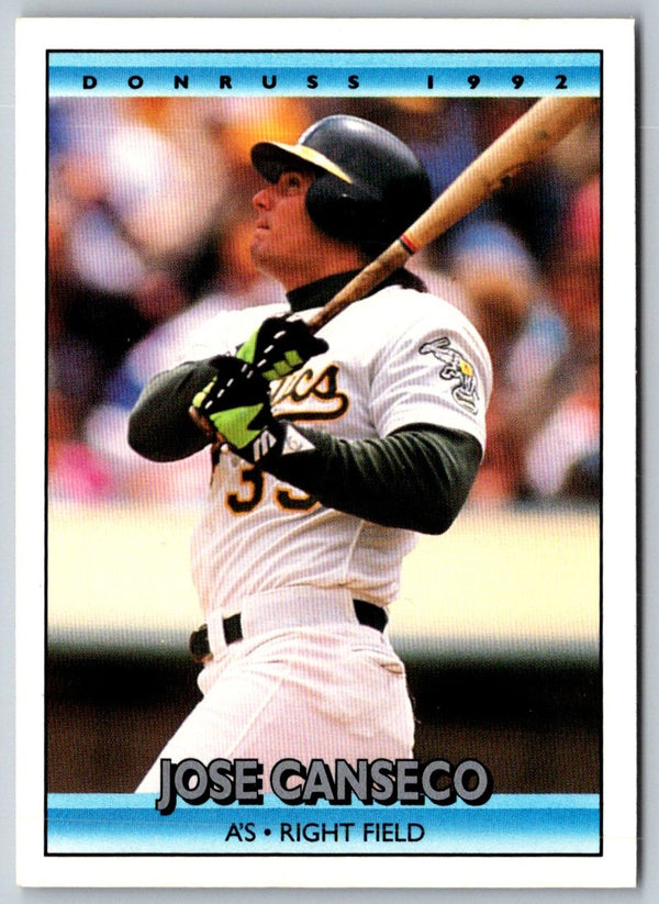 1992 Donruss Jose Canseco #548