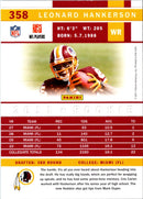 2011 Score Leonard Hankerson