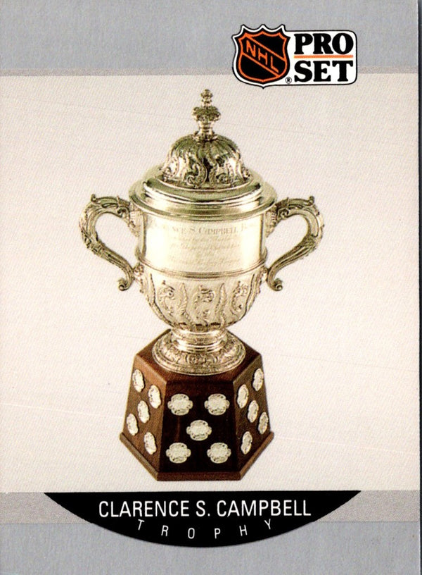 1990 Pro Set Clarence S. Campbell Trophy #392