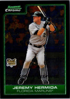 2006 Bowman Chrome Draft Picks & Prospects Jeremy Hermida #BDP29
