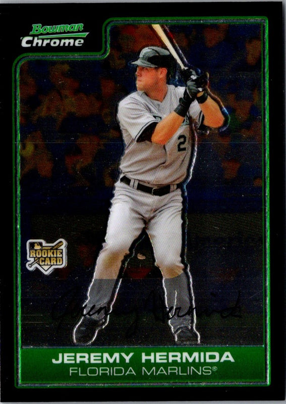 2006 Bowman Chrome Draft Picks & Prospects Jeremy Hermida #BDP29