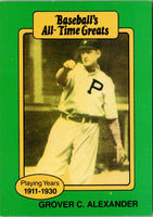 1987 Hygrade All-Time Greats Grover C. Alexander #NNO