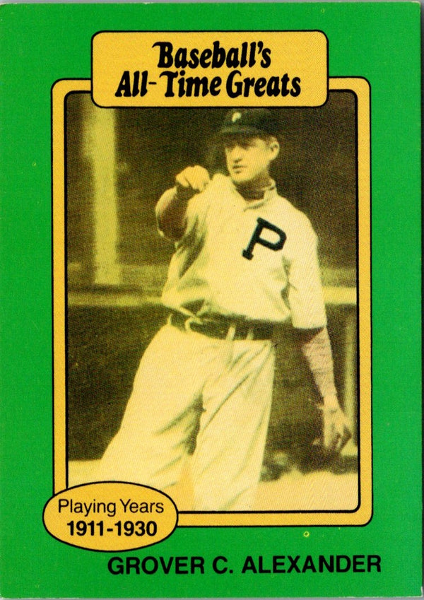 1987 Hygrade All-Time Greats Grover C. Alexander #NNO