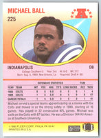 1990 Fleer Michael Ball #225 Rookie