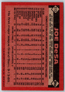 1986 Topps Joe DeSa