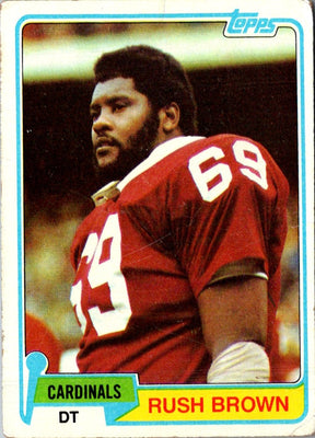 1981 Topps Rush Brown #54 Rookie