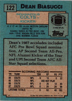1988 Topps Dean Biasucci #122 Rookie