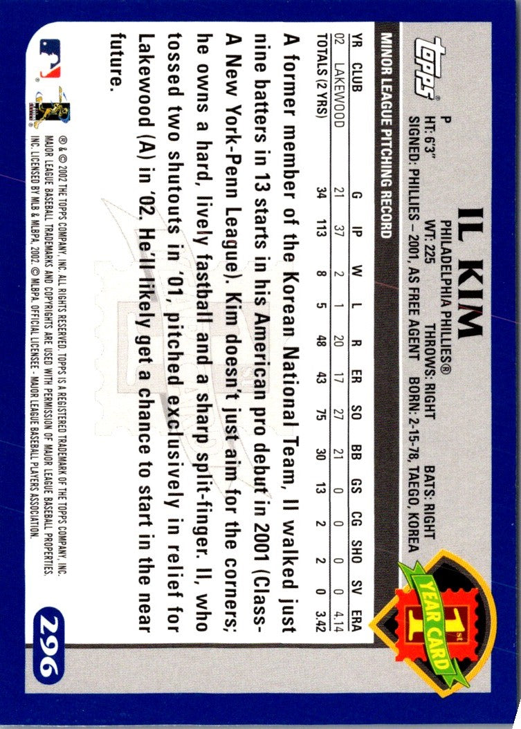 2003 Topps Il Kim