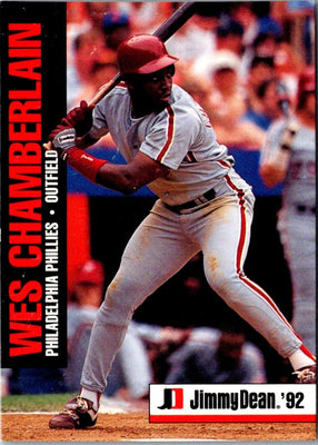 1992 Jimmy Dean Wes Chamberlain #17