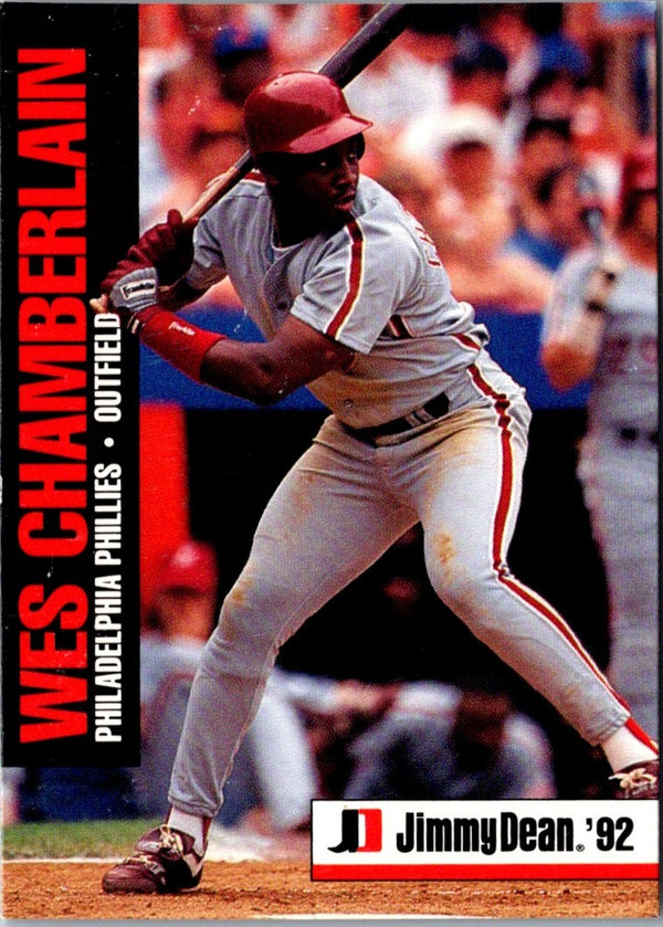 1992 Jimmy Dean Wes Chamberlain #17